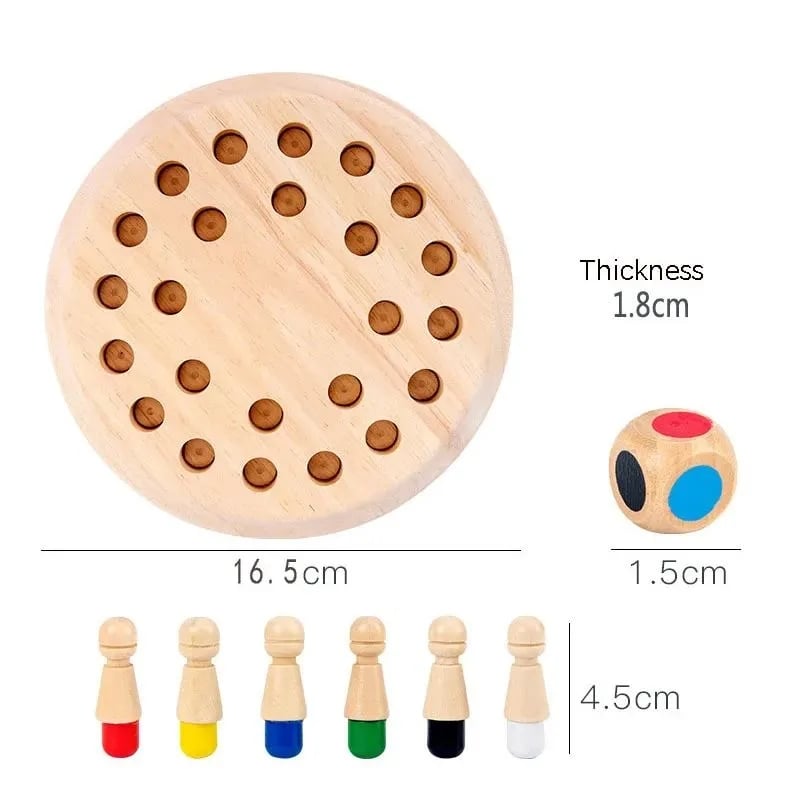 GĂ„vor till barnđTrĂ€ Memory Match Stick Chess