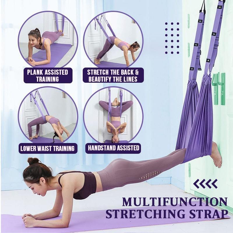 đ„50 % rabatt sĂ„ lĂ€nge lagret rĂ€cker!đ FörbĂ€ttrat Yogastretchband â FörbĂ€ttrat Grepp, Stark Elasticitet & BĂ€rbar đŠ