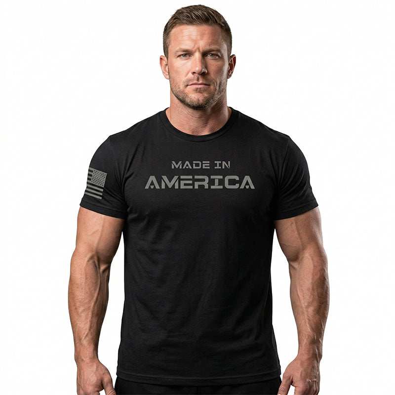 đ 50% RABATT! đ„ Athletic Fit Crew Neck T-shirt för MĂ€n â Andningsbar Bomull, Perfekt Stretch & Ideal För Gymmet Eller Vardagsbruk đȘ