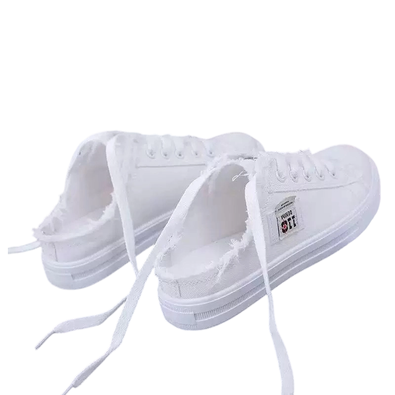 đ 50% RABATT! đ Damernas Denim Mule Sneakers â Slip-on Design, BekvĂ€m Sula & Perfekt För En Avslappnad, Trendig Sommarlook âïž