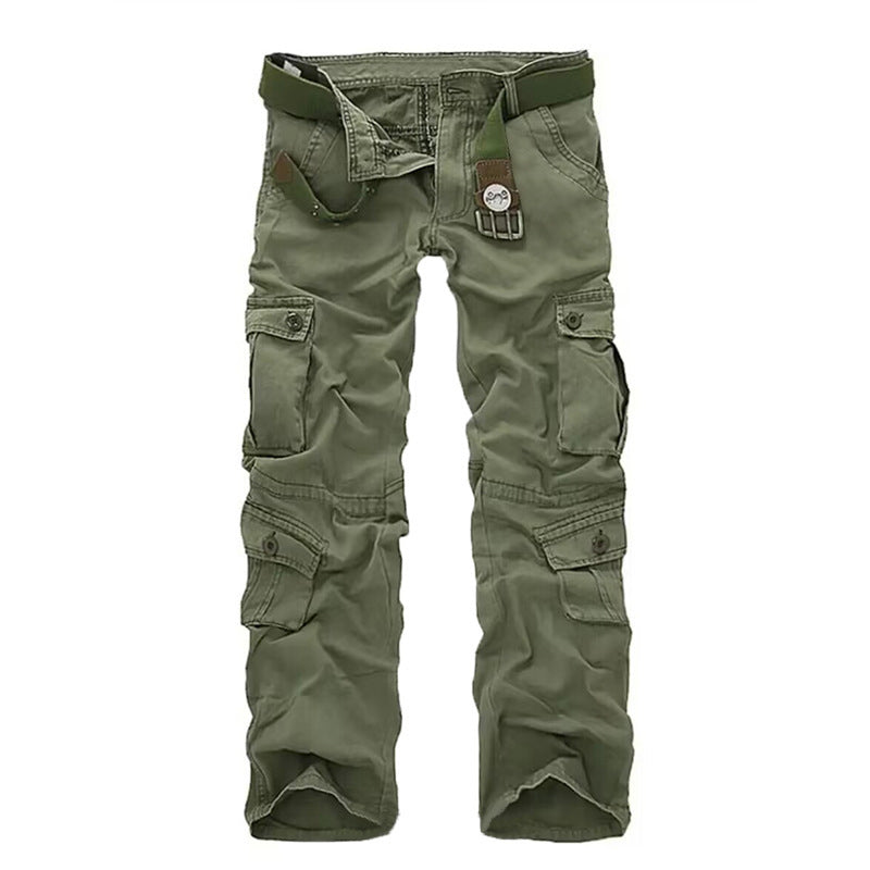 👖 50% RABATT NU! 🌲 Herrarnas Klassiska Multi-Fickade Cargo Byxor – Bomullsblandning & Utility Passform – Slitstarka & Mångsidiga 🛠️