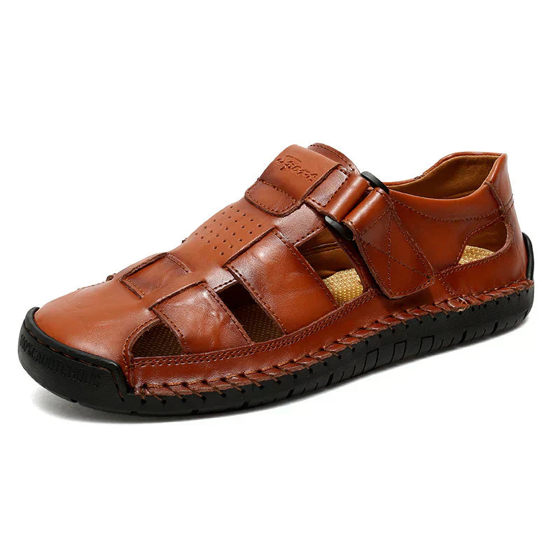 đ 50% RABATT NU! đïž Herrarnas StĂ€ngda TĂ„-Sandaler â Ventilerande HĂ„lformad Design & DĂ€mpad Komfort đ