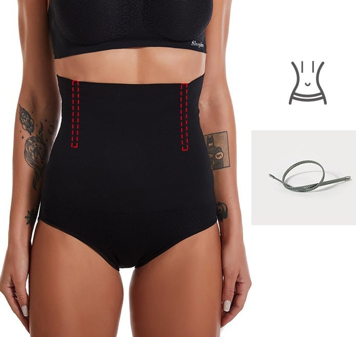 🎁 Köp 1 Få 1 Gratis 🎉 Höga Midjemodellerande "Magkontroll"-Bikinis