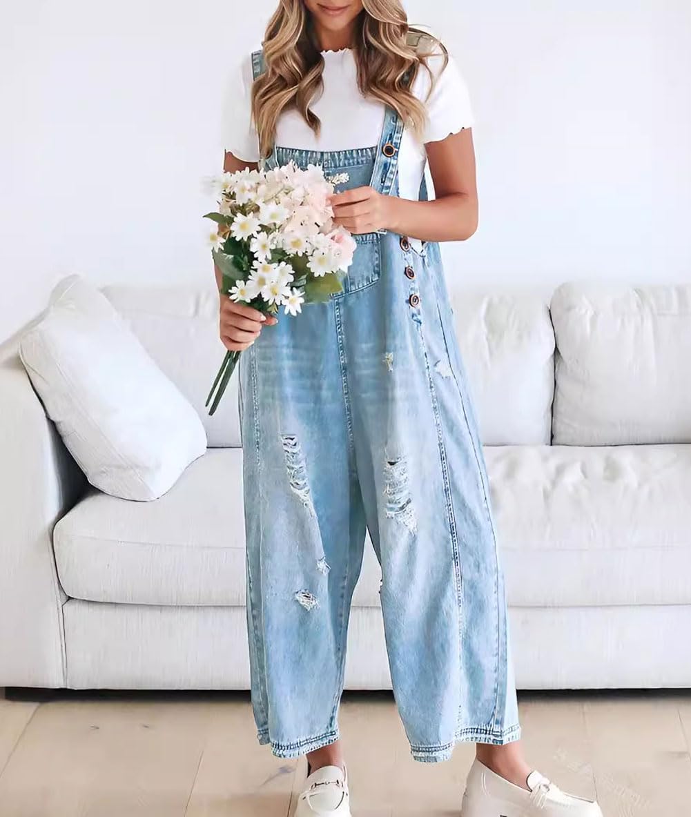 🌸Damjeans med knappar (begränsad upplaga)