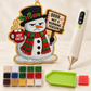🎅Julekampanje – 50 % rabatt😍DIY-sett til julepynt med perler