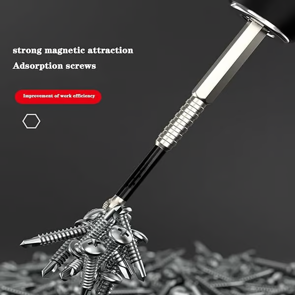 🛠️ 50% RABATT! 🔧 Högmagnetiskt Skruvmejselborrset – Rostfritt Stål, Universaluppsättning & Hållbar Förvaring för Alla DIY-projekt ⚙️