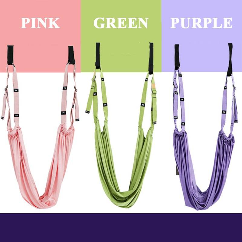 🔥50 % rabatt så länge lagret räcker!🎉 Förbättrat Yogastretchband – Förbättrat Grepp, Stark Elasticitet & Bärbar 📦