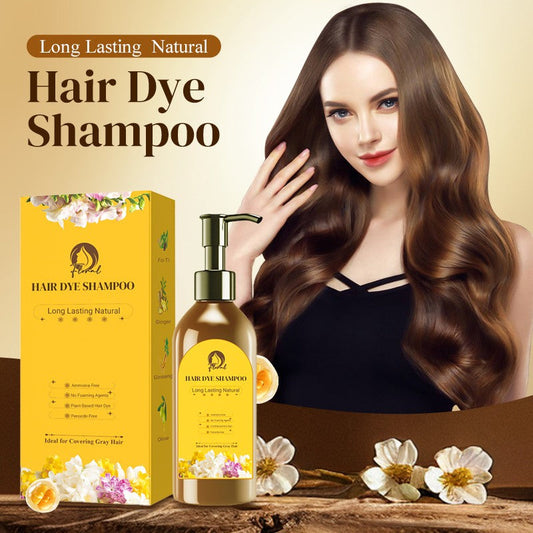 🎉Hot Sale 49% OFF🎁Long Lasting 180-days Natural Hair Dye Shampoo