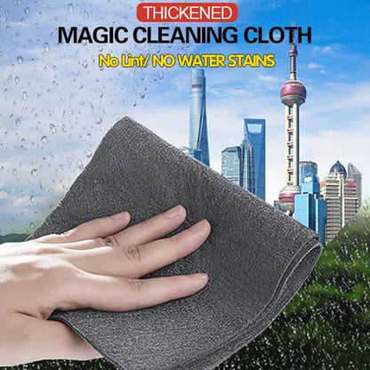🥳🧽 50 % RABATT! Tykk «Magic Cleaning Cloth» – ingen lo, ingen striper, ingen kjemikalier. Bare fukt, tørk av og bruk den på nytt. Holder i årevis! ✨✅