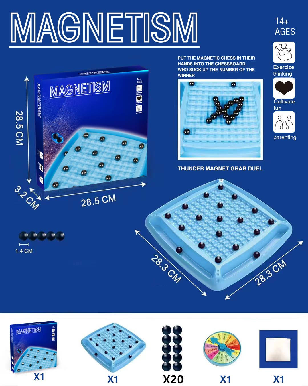 🔥Tidsbegränsat erbjudande 50 % rabatt🔥🎄Magnetiskt schackspel🔥
