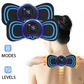 Portable Massager with 8 Modes and LCD Screen - Mini Muscle Stimulator for Pain Relief