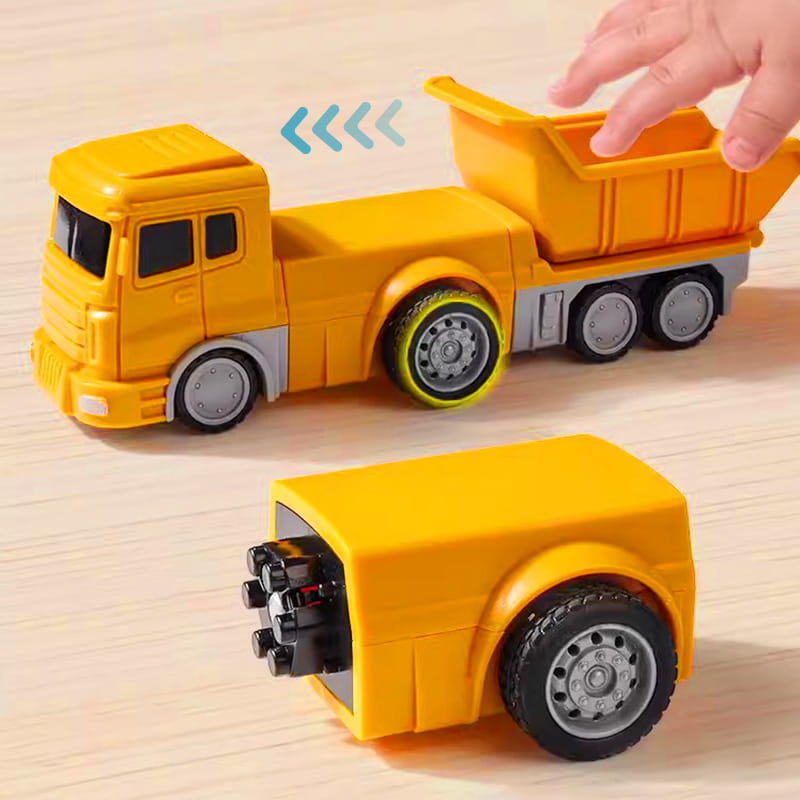 🧲 50% RABATT NU! ✨ Magnetisk Byggbil - Teknisk Leksak med 258 Delar för Unga Ingenjörer 8-12 År 🚗🔧