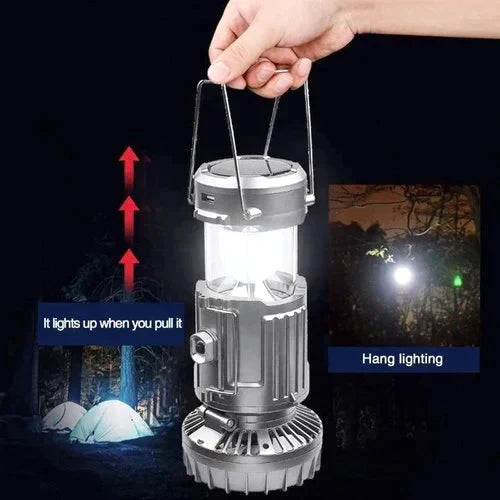 ⏰2025 ny begränsad tid 50 % rabatt 👨‍🔧Bärbar camping LED-lampa med fläkt