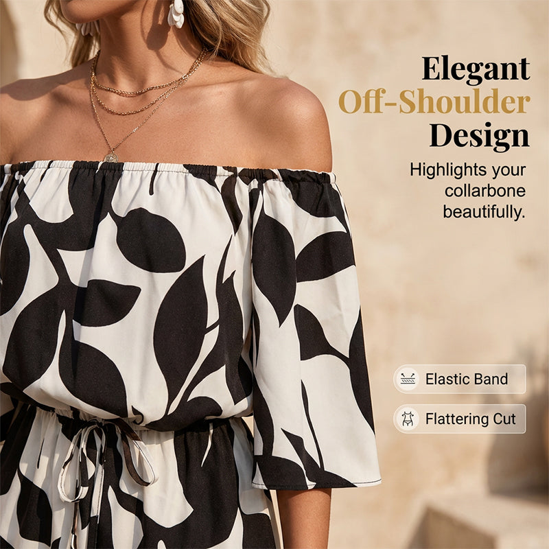 🔥Factory Direct Sales🔥 Överall för kvinnor med off-shoulder shorts