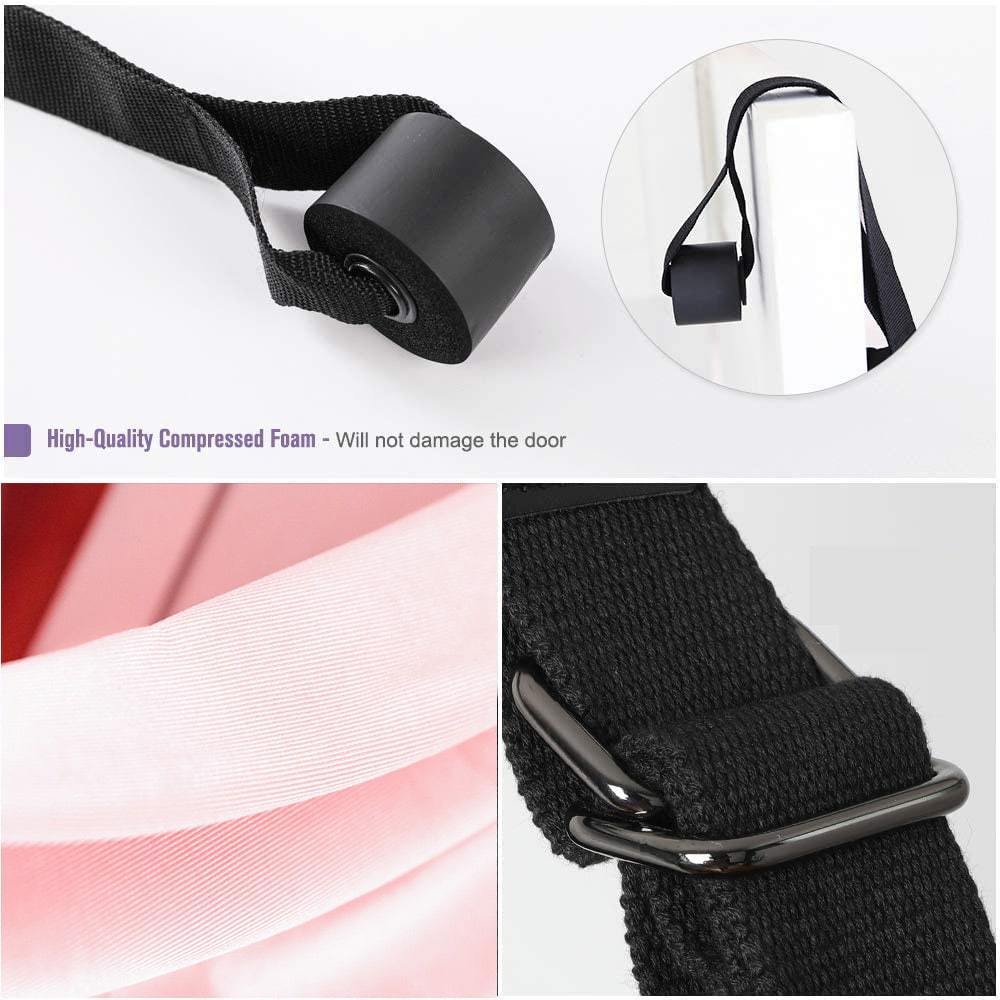 🔥50 % rabatt så länge lagret räcker!🎉 Förbättrat Yogastretchband – Förbättrat Grepp, Stark Elasticitet & Bärbar 📦