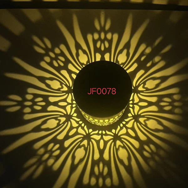 🌈 50% RABATT! ☀️ Solcellsdriven Mandala Projektorlampa – Färgglada Mönster, Vattentät & Automatisk för Trädgård & Uteplats 🌸