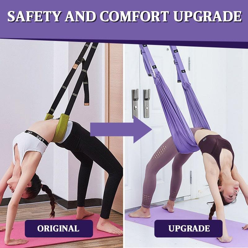 🔥50 % rabatt så länge lagret räcker!🎉 Förbättrat Yogastretchband – Förbättrat Grepp, Stark Elasticitet & Bärbar 📦