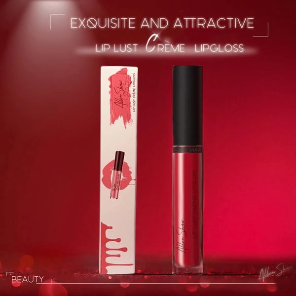Vattenfast läppstift med krämig textur💄