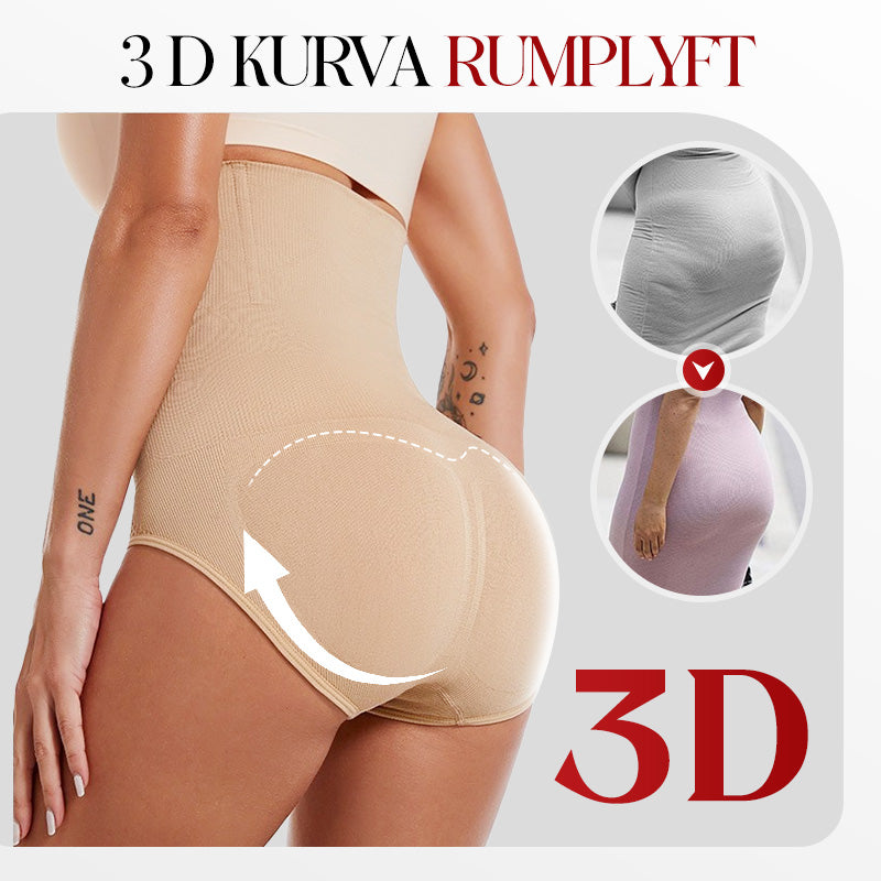 🎁 Köp 1 Få 1 Gratis 🎉 Höga Midjemodellerande "Magkontroll"-Bikinis