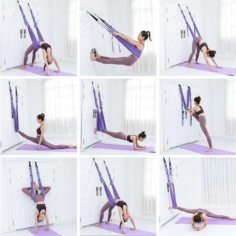 🔥50 % rabatt så länge lagret räcker!🎉 Förbättrat Yogastretchband – Förbättrat Grepp, Stark Elasticitet & Bärbar 📦