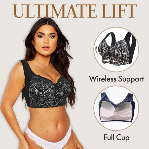 🌸BH-set | 3-pack | Sömlös och utan bygel | Halkfri och andningsbar