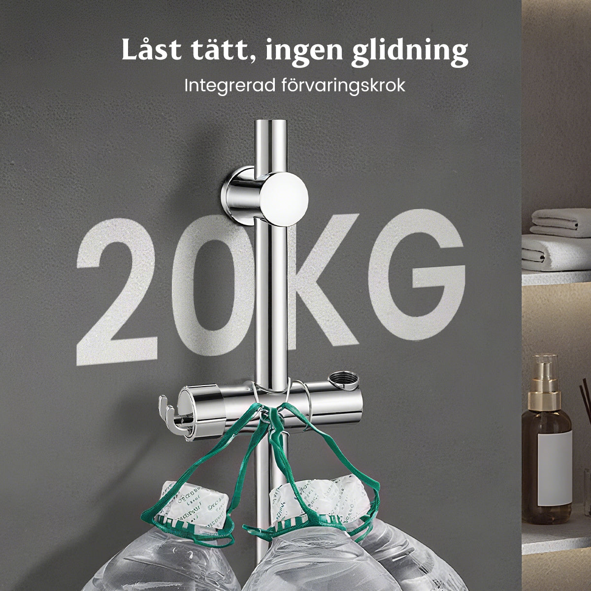 🔥Hot Sale！50% RABATT! 🔥Handduschhållare utan borrnin