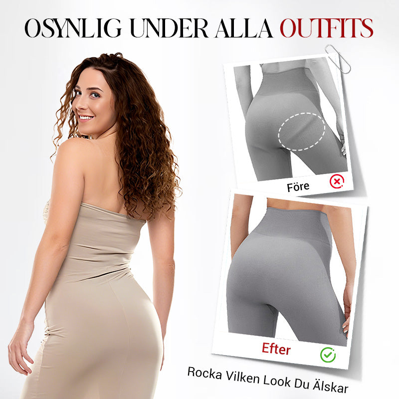 🎁 Köp 1 Få 1 Gratis 🎉 Höga Midjemodellerande "Magkontroll"-Bikinis