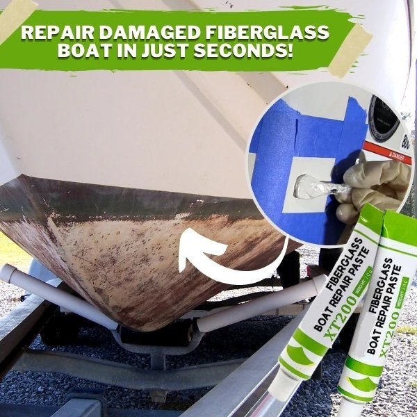 🛥️ Köp 1 få 1 Gratis! ✨ Glasfiberbåt Reparationspasta – Enkel & Snabb Gelcoat-Fix ✨