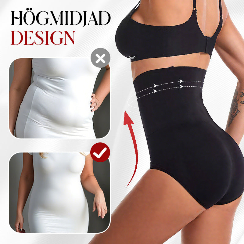 🎁 Köp 1 Få 1 Gratis 🎉 Höga Midjemodellerande "Magkontroll"-Bikinis