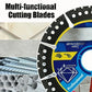 🔥50 % rabatt!💎 4,5" diamantsagblad for flere materialer – holdbar og pålitelig skjæring av fliser, stein og betong 🛠️⚙️