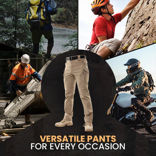 👖 60% RABATT! ⚡ Köp 1 och Få 1 Bälte Gratis – Multifunktionella Taktiska Byxor, Hållbart Material & Flera Fickor 🧗‍♂️