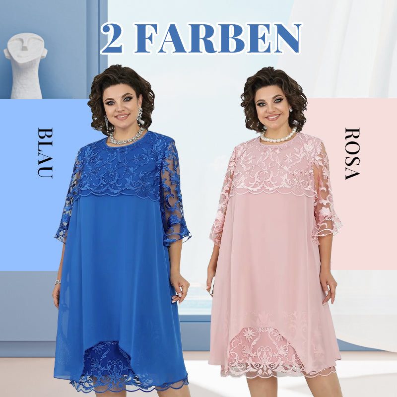 🌸Nykomlingar, halva priset rabatt under en begränsad tid💃Lösa dam midiklänning i spets