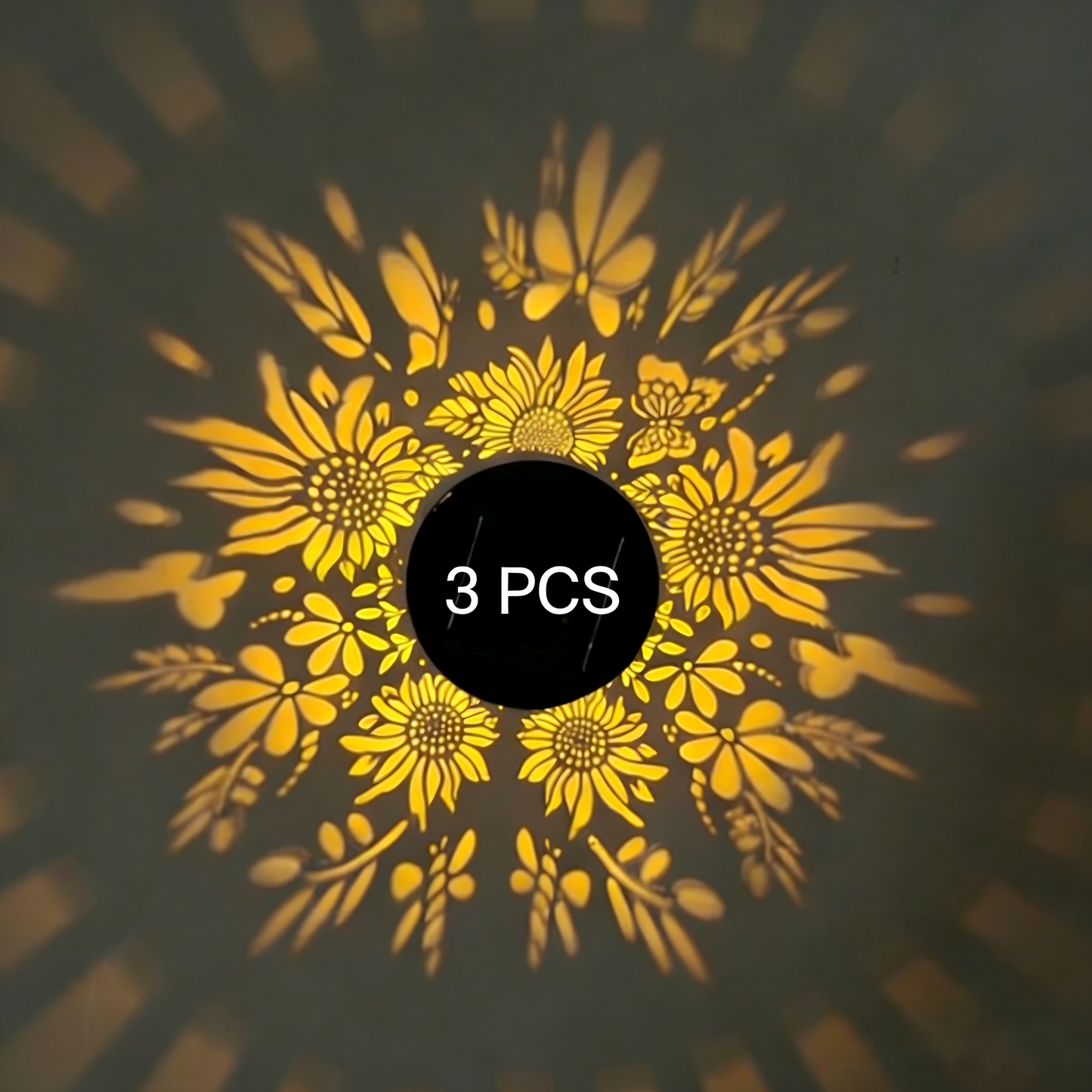 🌈 50% RABATT! ☀️ Solcellsdriven Mandala Projektorlampa – Färgglada Mönster, Vattentät & Automatisk för Trädgård & Uteplats 🌸