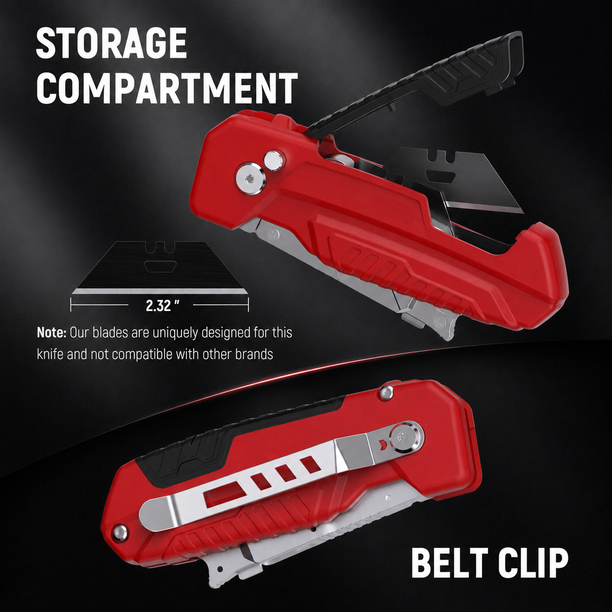 🔪 50% RABATT NU! 🏕️ 2-i-1 Kniv & Skrapa – Hopfällbar och Rostfri för Matlagning, Bilvård & Friluftsliv 🛠️