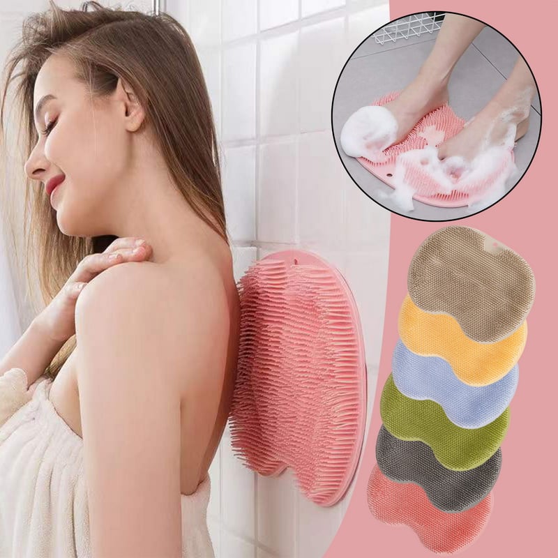 🧼Halkfri Duschskrubb Silikonmatta💦