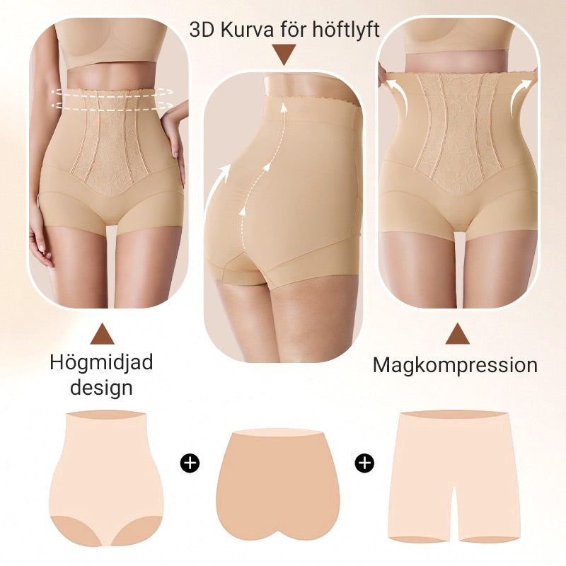 ⏰2025 begränsad 50% rabatt🔥Kvinnors Magkontroll Shapewear Byxor