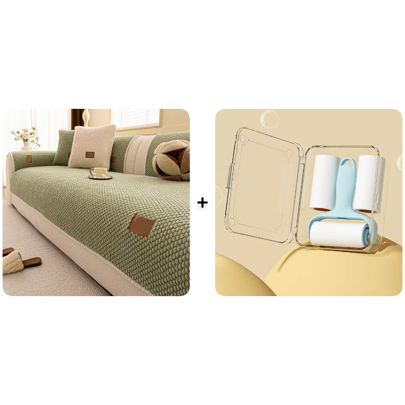 🛋️ Få 50 % rabatt nu! 💐 Tjockt, halkfritt, tvättbart sofföverdrag - Tillverkat av tjockt tyg, det passar perfekt och är lätt att sköta, vilket gör det till det perfekta valet för ditt vardagsrum. 🧺