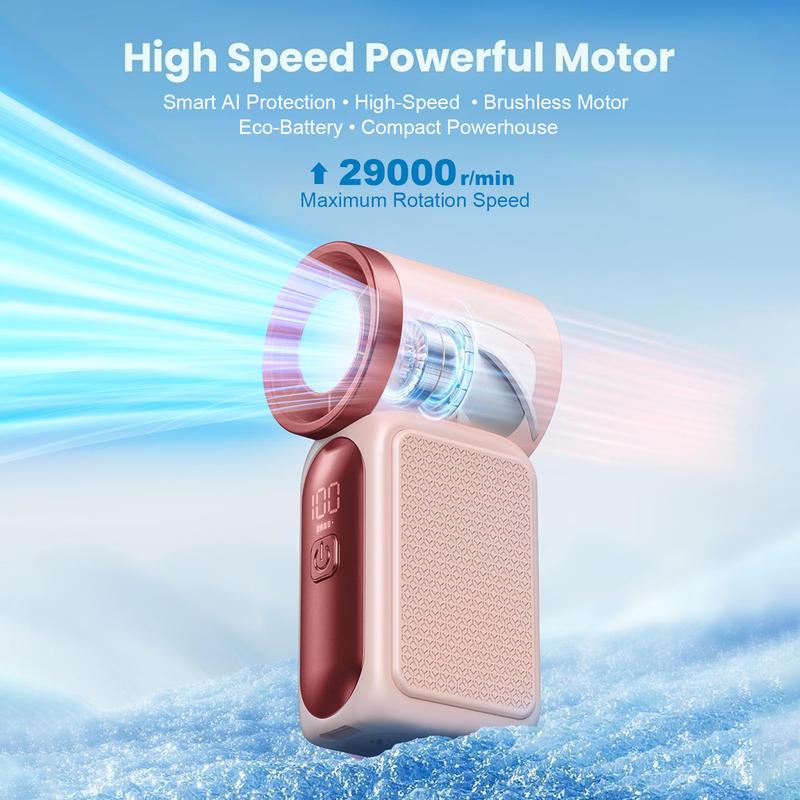 💨Tragbarer, langlebiger, handlicher Kleinventilator mit hoher Geschwindigkeit❄️