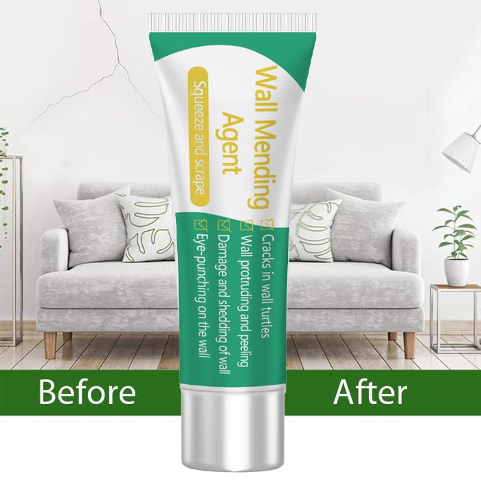 🛠️ KÖP 2 FÅ 1 GRATIS! 🧱 Väggreparationsgel – Fyller Sprickor & Hål, Lätt Att Applicera & Perfekt För Slät, Hållbar Reparation 🏠