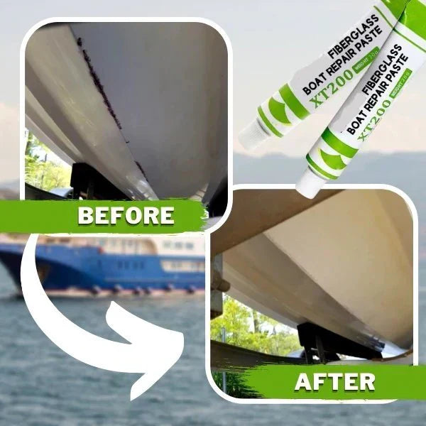 🛥️ Köp 1 få 1 Gratis! ✨ Glasfiberbåt Reparationspasta – Enkel & Snabb Gelcoat-Fix ✨