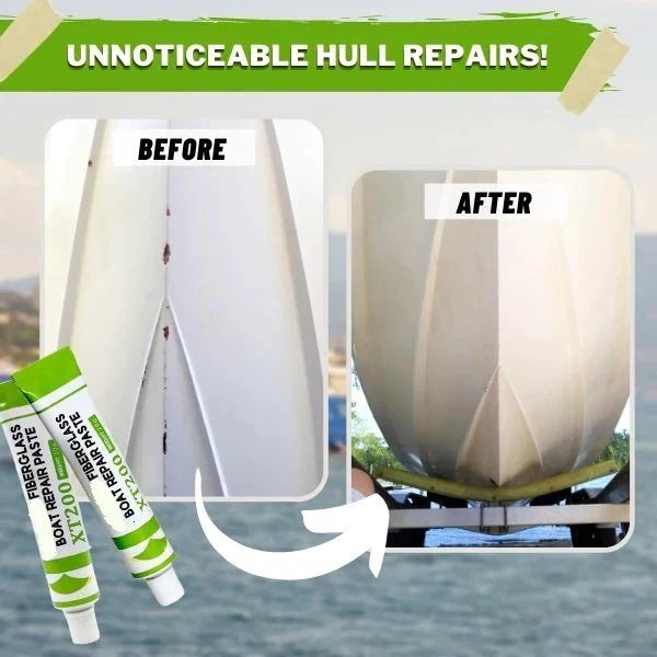 🛥️ Köp 1 få 1 Gratis! ✨ Glasfiberbåt Reparationspasta – Enkel & Snabb Gelcoat-Fix ✨