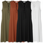 👗🔥 Sommarens heta erbjudanden – 50 % RABATT NU!😍👡Boho-klänning i bomullsblandning utan ärmar med snörning – andas bra, bekväm och smickrande passform ✨🌿