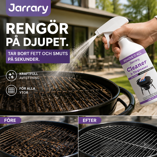 🧼 Kraftfull grillrengöring & avfettning – löser upp fett, smuts och fastbrända rester 🔥