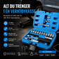 🔧 50 % RABATT NÅ! 🛠️ Kärna sperrnøkkel- og pipenøkkelsett, 29 deler – CR-V-stål, allsidige bits og bærbart etui – perfekt til reparasjoner i hjemmet, på bilen og til gjør-det-selv-prosjekter 🚗