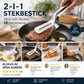 🛒🔥 KUN I EN BEGRENSET PERIODE: 50 % RABATT! Multifunksjonell kjøkkenpincett – Holdbar og sikker til grilling, steking og matlaging 🍳