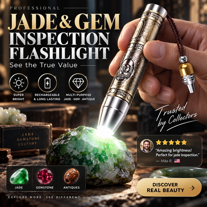 🔥🎁Nyhet: 60 % RABATT🔥Multifunksjonell lommelykt for vurdering av edelstener
