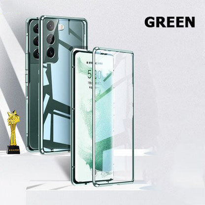 🎁Hot Sale 40% OFF⏳Magnetic Tempered Glass Double-sided Phone Case For Samsung