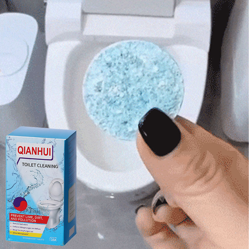 🔥Köp 1 få 1 gratis - 🍋Lemon Scent Toilet Bowl Cleaner Tablets