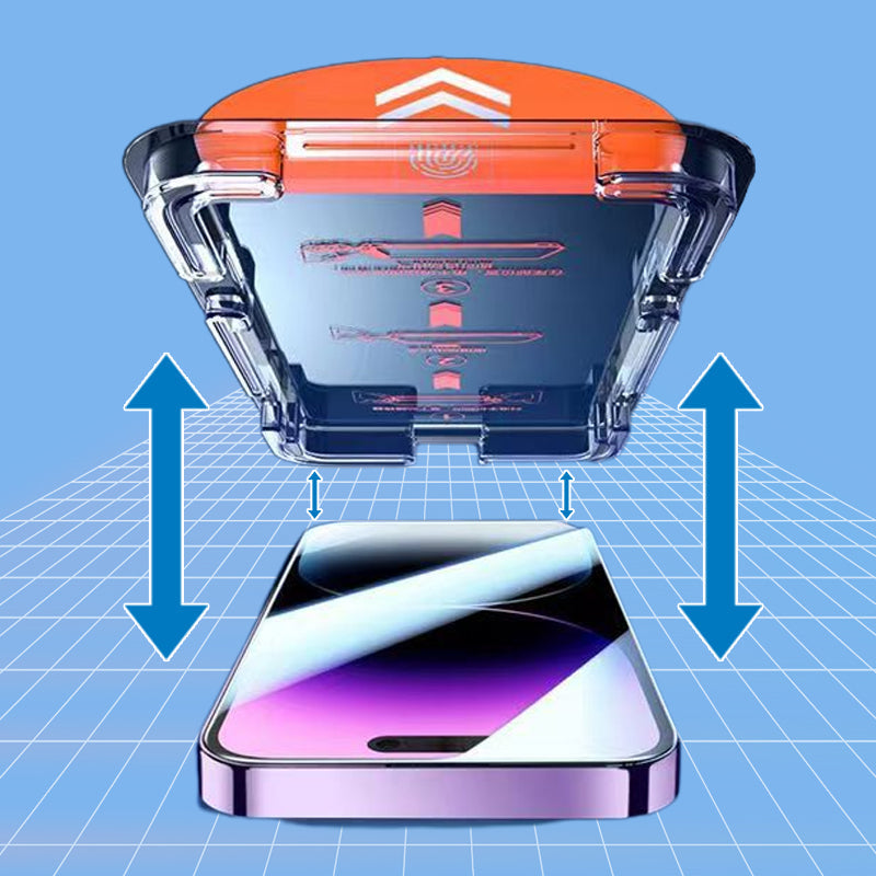 🔥Last Day Promotion!Tempered Glass Screen Protector with Dustproof Auto-Alignment Kit