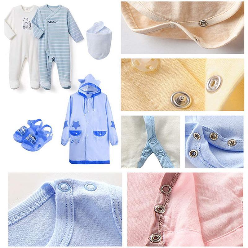 🧵 40% RABATT! 🔘 DIY-knappknäppningssats – Komplett Toolkit, Enkel Att Använda & Förstärker Dina Kläder ✂️
